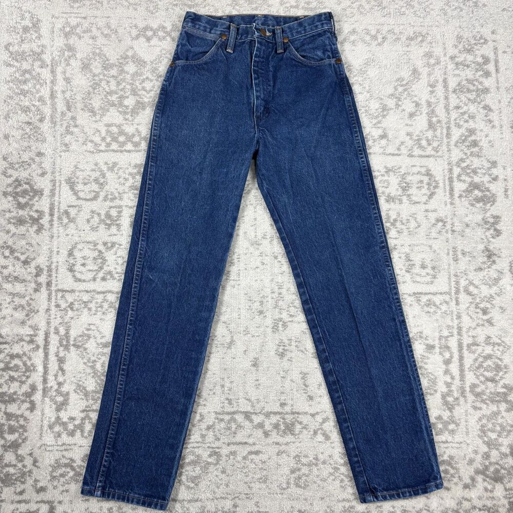 Wrangler Cowboy Cut Regular Fit Women's Medium Wash Blue Jeans 14MWZG Size 5x30
